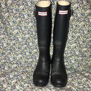 Navy Blue tall Hunter Boots